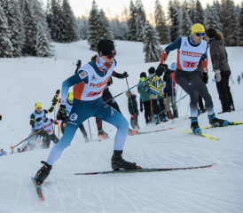 Malgré la délocalisation aux Paccots, l’épreuve s’est déroulée sans encombre. DAVID MORET