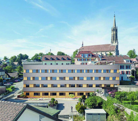Le site de l’ancien hôpital, propriété du Réseau santé et social de la Veveyse, va être entièrement rénové d’ici 2023. Les délégués ont accepté le crédit d’investissement de 10,95 millions de francs. DR