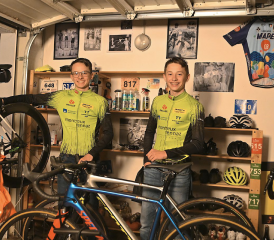 Thibault (à gauche) et Gauthier ont commencé à enchaîner les bons résultats, dès 2022 en U13, mais ont réalisé cette année leur saison la plus aboutie. VINCENT CAILLE