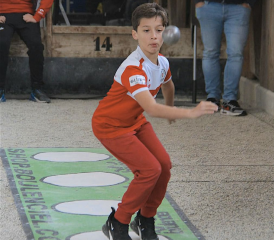 Au mois de novembre à Bienne, Alessio Giaquinto a remporté le titre de champion national. SWISS PÉTANQUE