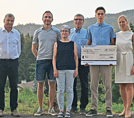 De gauche à droite: Etienne Pilloud, Marc Perroud, Françoise Diserens, Jean-Bernard Jaquet, Malik Uldry et Aline Grandjean. VINCENT CAILLE