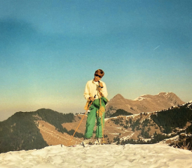 A ses 12 ans déjà, Pierre Monnard parcourait le Niremont à skis de fond. DR