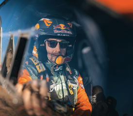 Edouard Boulanger, ici en 2025, s’était illustré en remportant l’édition 2021 du Dakar aux côtés de Stéphane Peterhansel. NIECHWIADOWICZ.COM