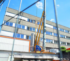 Les travaux de rénovation de l’ancien hôpital avancent bien. Ils respectent les délais et le budget alloué. ARCH – C. LAMBERT