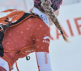 Caroline Ulrich aspire à «remporter un jour la grande patrouille.» JEAN-BAPTISTE MOREL - ARCHIVE