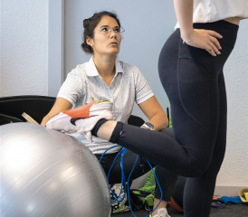 La carrière de la skieuse Audrey Chaperon a été scindée en deux avant qu’elle ne se reconvertisse en préparatrice physique. ANTOINE VULLIOUD - ARCHIVE