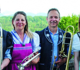Luc Vuichard, Stéphanie Gremaud, Frédéric Prélaz et Maryline Guisolan recevront chacun une médaille pour leurs années de musique. DR
