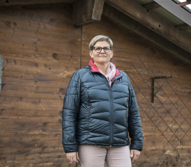 Karin Liaudat, de la ferme en Villard, vit et travaille à Châtel-St-Denis depuis vingt ans. RÉGINE GAPANY