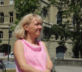 Nommée ambassadrice à Abidjan, Anne Lugon-Moulin quittera son bureau dans l’aile ouest du Palais fédéral. VJ