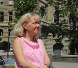 Nommée ambassadrice à Abidjan, Anne Lugon-Moulin quittera son bureau dans l’aile ouest du Palais fédéral. VJ