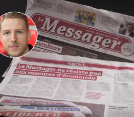 Maxime Schweizer a été rédacteur en chef du «Messager» entre 2000 et 2023. CHARLY RAPPO/ALAIN WICHT