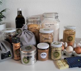 Deli’vrac.ch propose trois cents références de produits alimentaires ou non, livrés en vrac à domicile. DR