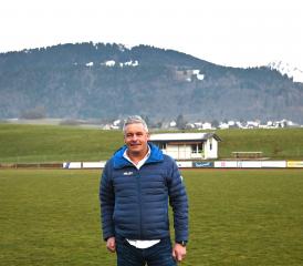 Avant de devenir président en 2015, Jean-François Pachoud a été capitaine du FC Châtel-St-Denis lors de la montée en Ligue nationale B en 1991. VINCENT CAILLE