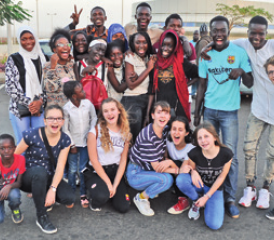 Les correspondants suisses et sénégalais ont tissé des liens lors du premier échange culturel, au tournant de l’année, à Dakar. DR
