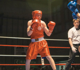 Célestin Girard (à gauche) retournera sur le ring lors de cette édition 2024. RÉGINE GAPANY - ARCHIVE
