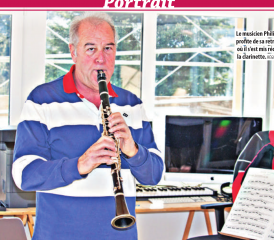 Le musicien Philippe Berthoud profite de sa retraite à Bossonnens où il s’est mis récemment à étudier la clarinette. RÉGINE GAPANY