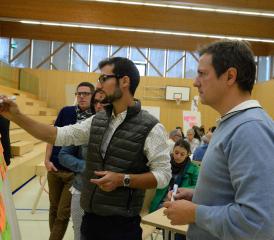 Guillaume Savoy: «Je suis très déçu de voir un projet qui n’a pas été fait dans la précipitation balayé comme ça.» Ici, lors du premier atelier participatif pour la Maison pour tous. VJ/ARCH. MESS