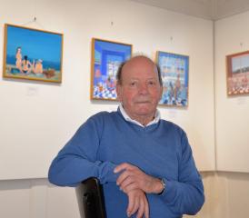 Le Glânois Jo Berset présente pour la troisième fois ses œuvres à la galerie Image-In, à Châtel-St-Denis. VJ