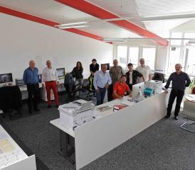 Cette semaine, la rédaction du Courrier Lavaux-Oron-Jorat a pris possession de ses nouveaux locaux à Forel (Lavaux). MICHEL DENTAN/LE COURRIER LAVAUX-ORON