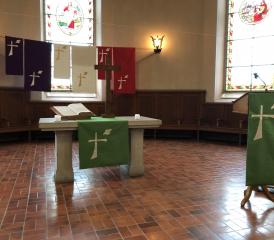 La paroisse protestante d’Oron-Palézieux a créé de nouveaux parements liturgiques. DR