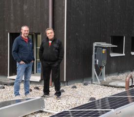 Les codirecteurs de Polybat Sébastien Cettou (à g.) et Didier Beuchat sont très satisfaits de la rénovation de leur centre de formation et de leur Eco Campus. CM