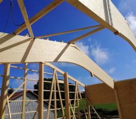 La ferme Girard, à Lieffrens (Glâne), est l’un des derniers projets réalisé par Sonnay Charpente.SONNAY CHARPENTE SA
