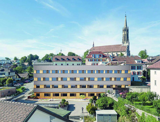 Le site de l’ancien hôpital, propriété du Réseau santé et social de la Veveyse, va être entièrement rénové d’ici 2023. Les délégués ont accepté le crédit d’investissement de 10,95 millions de francs. DR