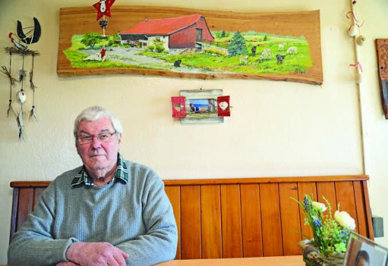 Dans sa maison, Georges Dorthe entrepose les souvenirs de sa longue carrière au sein de la gendarmerie vaudoise. LE MESSAGER