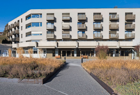 Au niveau des homes (ici la Maison Saint-Joseph de Châtel-Saint-Denis), le réseau devra doubler sa capacité d’accueil d’ici à 2040. CHLOÉ LAMBERT