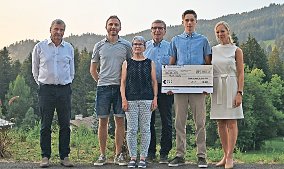 De gauche à droite: Etienne Pilloud, Marc Perroud, Françoise Diserens, Jean-Bernard Jaquet, Malik Uldry et Aline Grandjean. VINCENT CAILLE