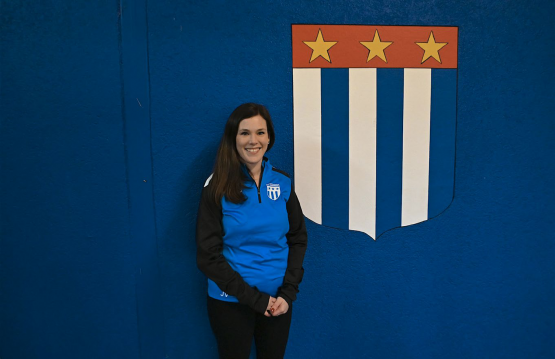 Coprésidente du FC Bossonnens depuis mai 2023, Julie Vionnet occupera la présidence seule dès avril. VINCENT CAILLE