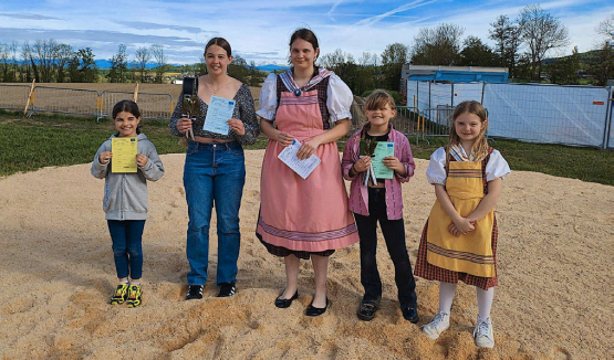 Valentine Seydoux, Audrey Ayer, Amélie Conus, Victoria Morard et Anna Ayer (de g. à dr.). DR
