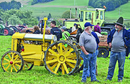 Entre 250 et 300 véhicules seront exposés samedi et dimanche sur les hauts de Fiaugères. ARCH – V. MURITH