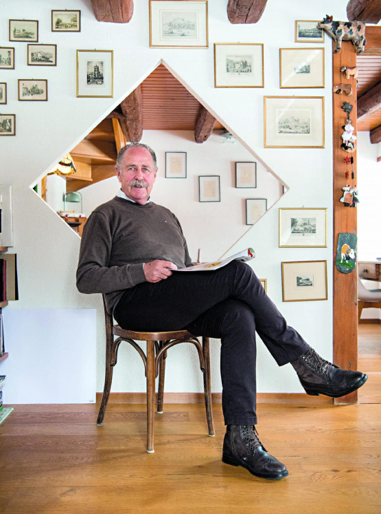 Michel Chevalley tire sa révérence politique sans regret. ANTOINE VULLIOUD / LA GRUYÈRE