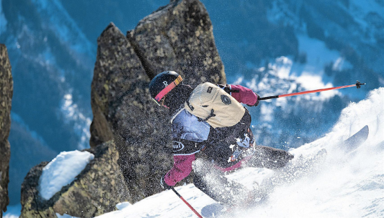 La jeune freerideuse de Châtel-St-Denis nourrit le rêve ultime de participer un jour à l’Extrême de Verbier, la prestigieuse finale du Freeride World Tour. CREATIONPHOTO.CH
