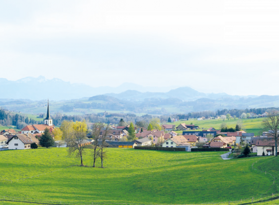 Porsel va voir sa route cantonale refaite et disposer de cinq nouveaux passages piétons. PHOTOS ARCH. MESS