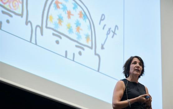 Isabelle Noël a présenté la Conception universelle de l’apprentissage au corps enseignant de la Veveyse. Une pratique qui invite à anticiper les besoins et les obstacles plutôt que de les corriger. .JEAN-BAPTISTEMOREL