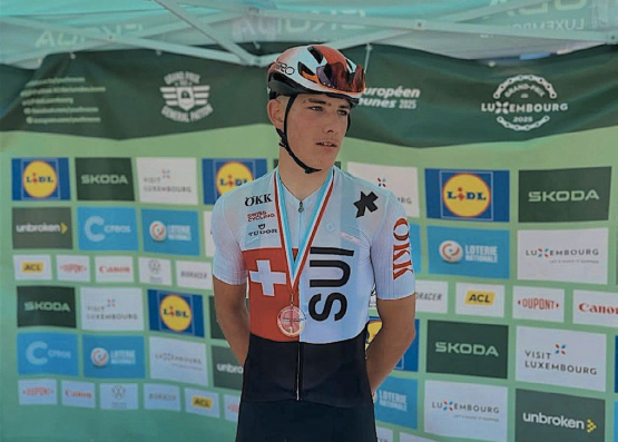 Yanis Berthoud a signé un retour gagnant le week-end dernier au Luxembourg. DR