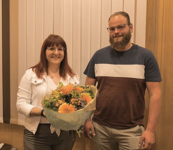 Ana Rita Domingues Afonso et Frank Burgy deviennent présidente et vice-président du Conseil général châtelois pour l’année à venir. RÉGINE GAPANY