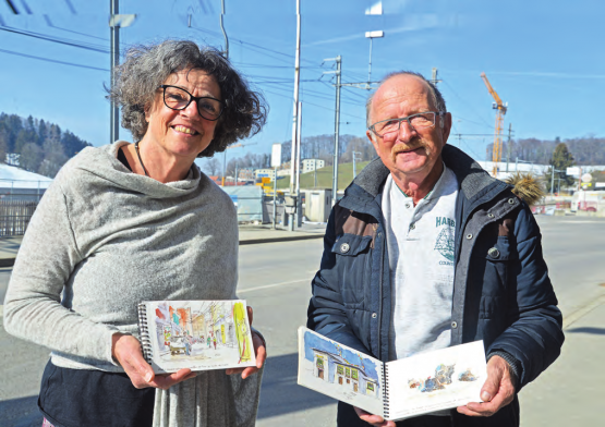 La doctoresse Patricia Vuichard ne se lasse pas de revivre son voyage au Népal à travers les dessins de Bernard Devaud. VJ