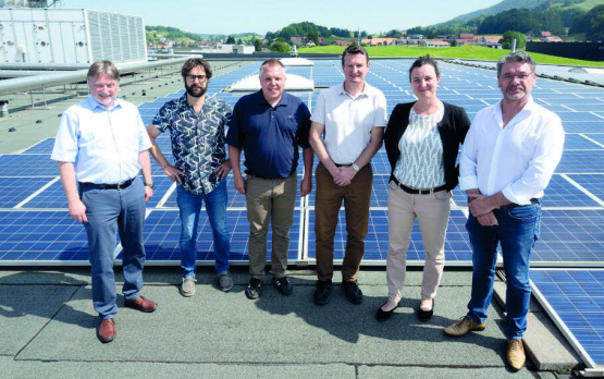 C’est au sein de l’usine châteloise de Swisspor que l’AEE Fribourg a tenu sa première conférence de presse pour présenter son organisation afin de développer l’efficacité énergétique. CHARLY RAPPO
