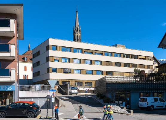 L’ancien hôpital de Châtel-Saint-Denis offrira à nouveau des soins de proximité aux Veveysans. THOMAS DELLEY