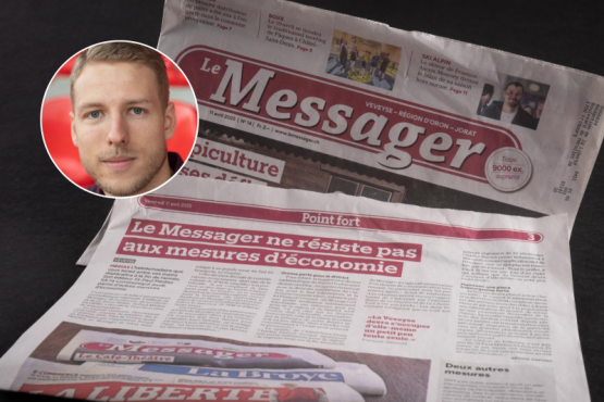 Maxime Schweizer a été rédacteur en chef du «Messager» entre 2000 et 2023. CHARLY RAPPO/ALAIN WICHT