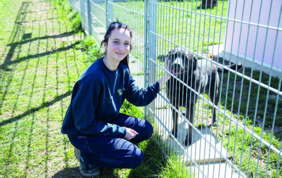 La gardienne d’animaux Stecy Burnier évoque un métier physique qui va au-delà des caresses et des balades avec les animaux. PHOTOS RÉGINE GAPANY
