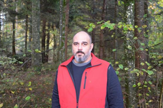 Didier Gétaz est le nouveau garde forestier pour le triage de la Haute-Broye. VJ