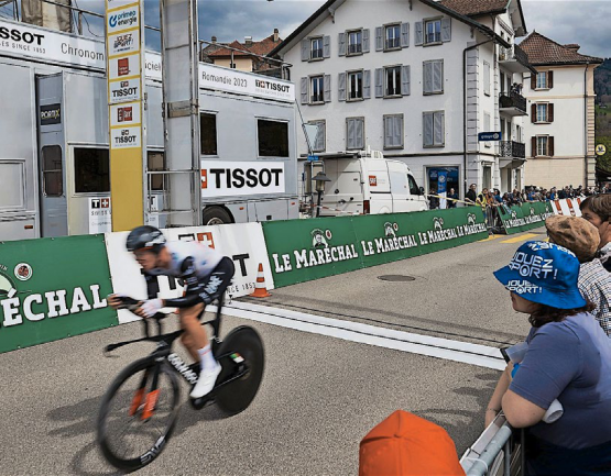 Le chrono du Tour de Romandie d’Oron devrait attirer les curieux, comme ici à Châtel-St-Denis l’année dernière. JEAN-BAPTISTE MOREL – ARCHIVE