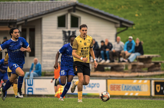 Alexandre Savary a marqué le but de la victoire à la 65e minute. ARNAUD SAVOY