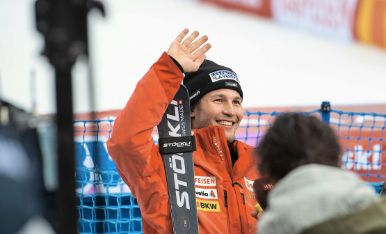 Pour la première fois de sa carrière, Alexis Monney clôture sa saison dans le top 25 de la Coupe du monde de descente. ANTOINE VULLIOUD – ARCHIVE