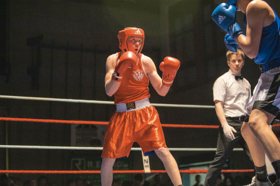 Célestin Girard (à gauche) retournera sur le ring lors de cette édition 2024. RÉGINE GAPANY - ARCHIVE