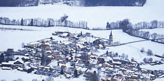 Devenue dangereuse, la traversée de Palézieux-Village sera entièrement refaite. ARCH. MESS.